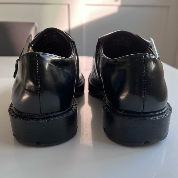 Zara Black Loafers with Silver Buckle - Picture 5 of 6